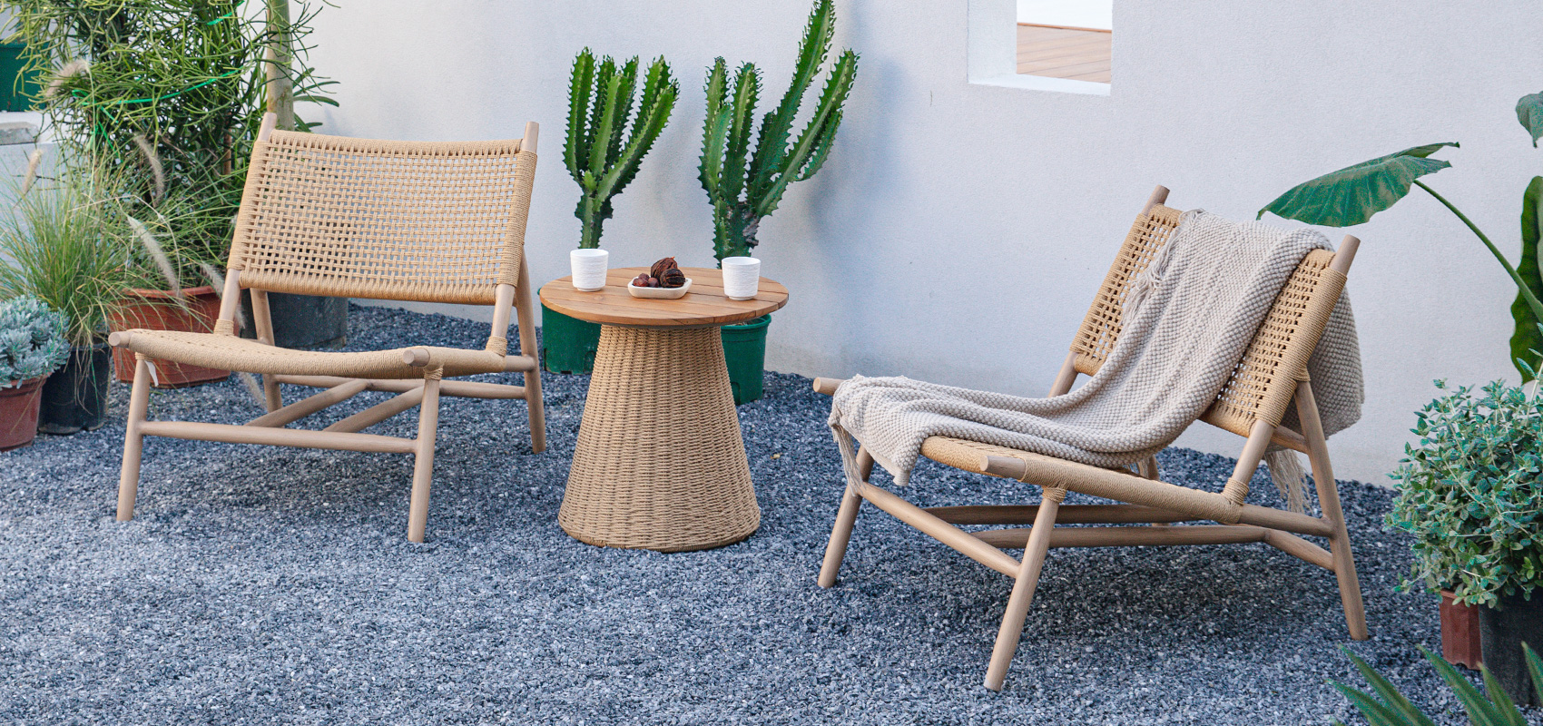 Hongdi outdoor furniture-Benny（aluminium）Beige