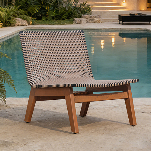 hongdi furniture news Woven Lounge Chair 01