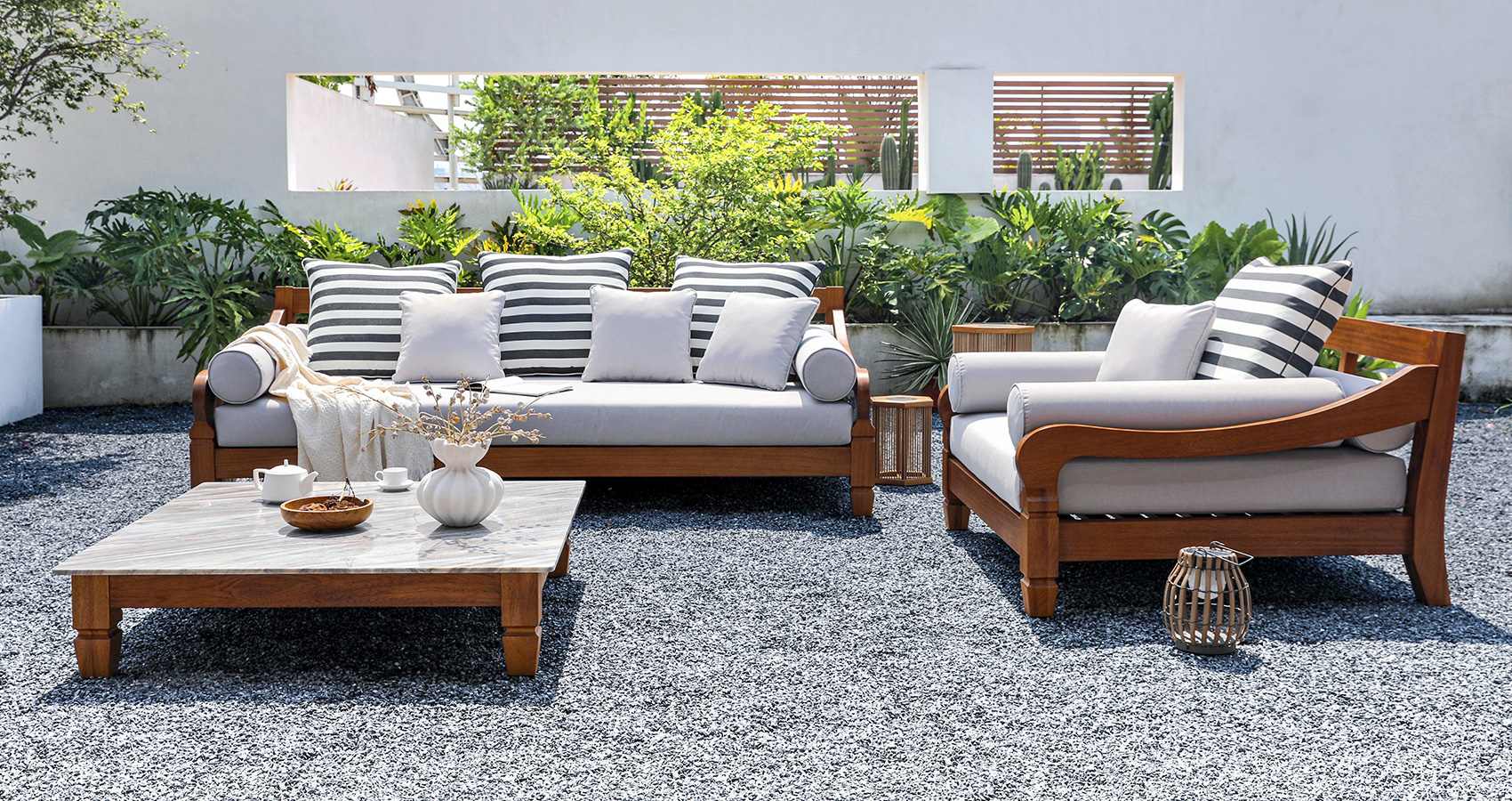 Hongdi outdoor Furniture Baroque Sofa 1