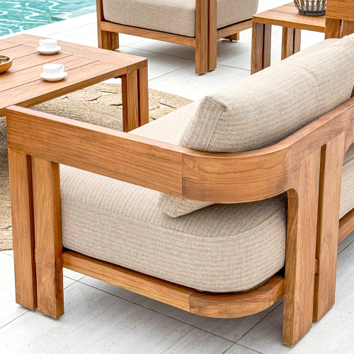 hongdi furniture news Matila Teak Sofa 03