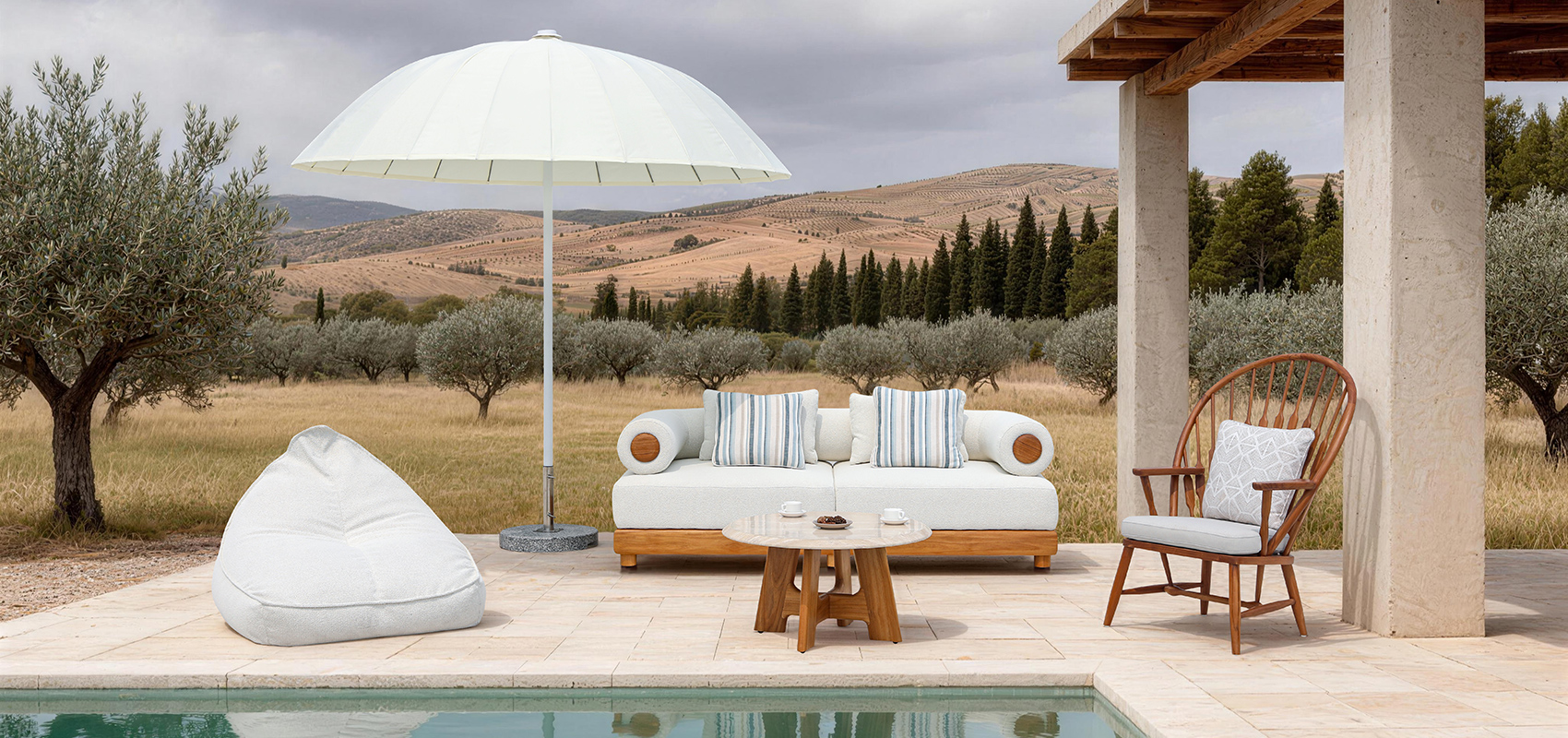 Hongdi outdoor Furniture Barron Sofa 01