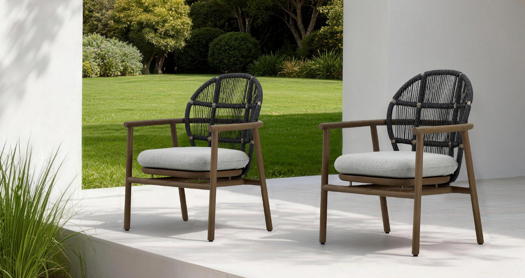 Hongdi outdoor furniture-Bili Dining Armchair 2