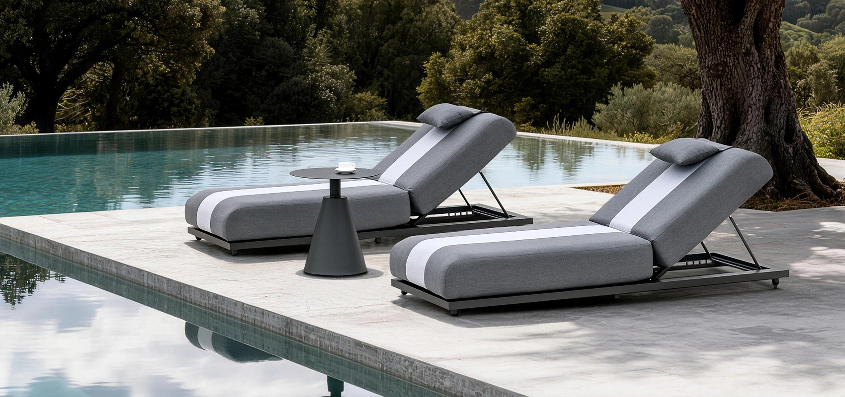Hongdi furniture Florian Lounger 01