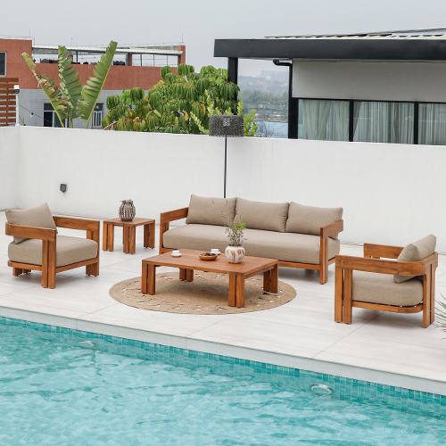 hongdi furniture news Matila Teak Sofa 01