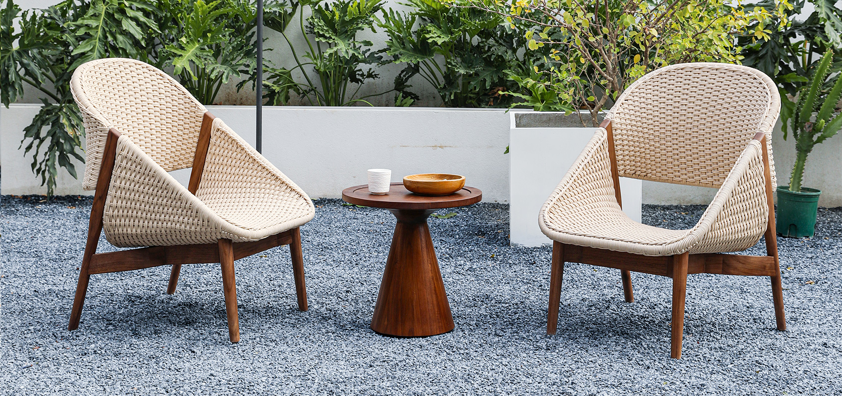 Hongdi outdoor furniture-Shell lounge chair