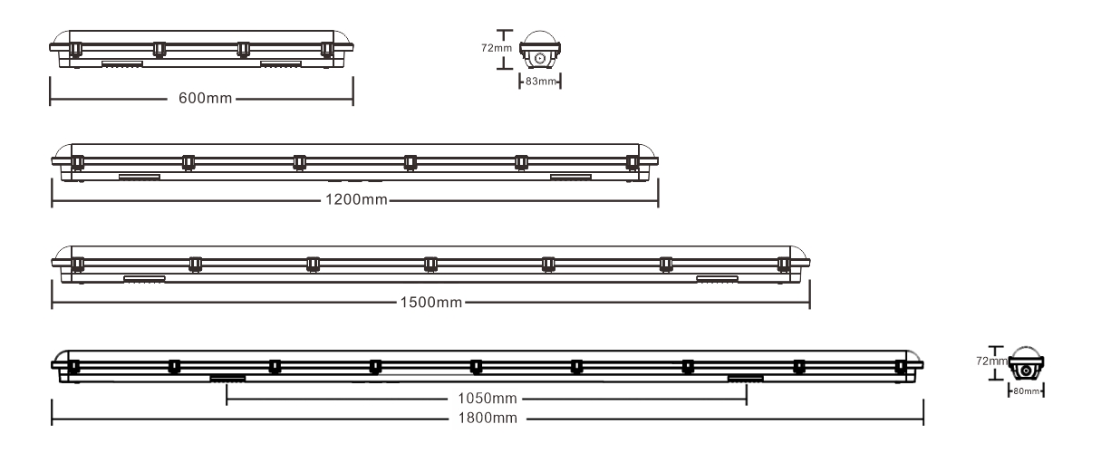LED tri-proof light