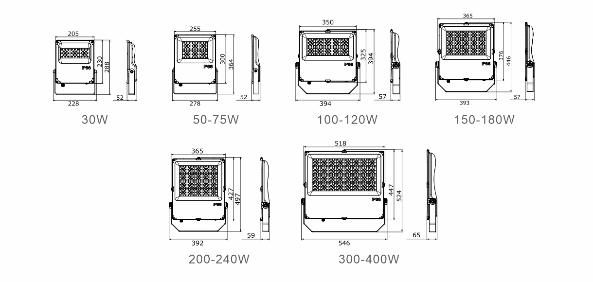 LED flood light