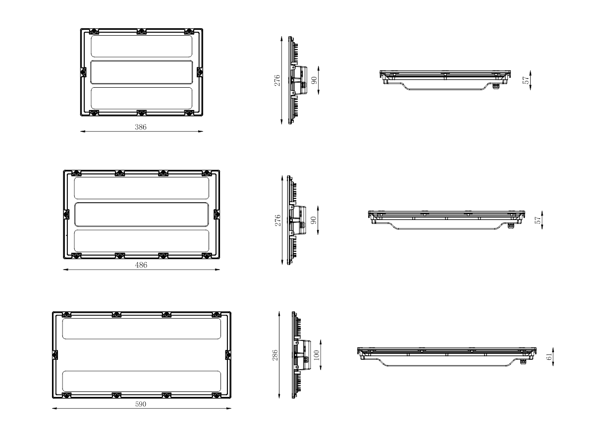 LED linear high bay light