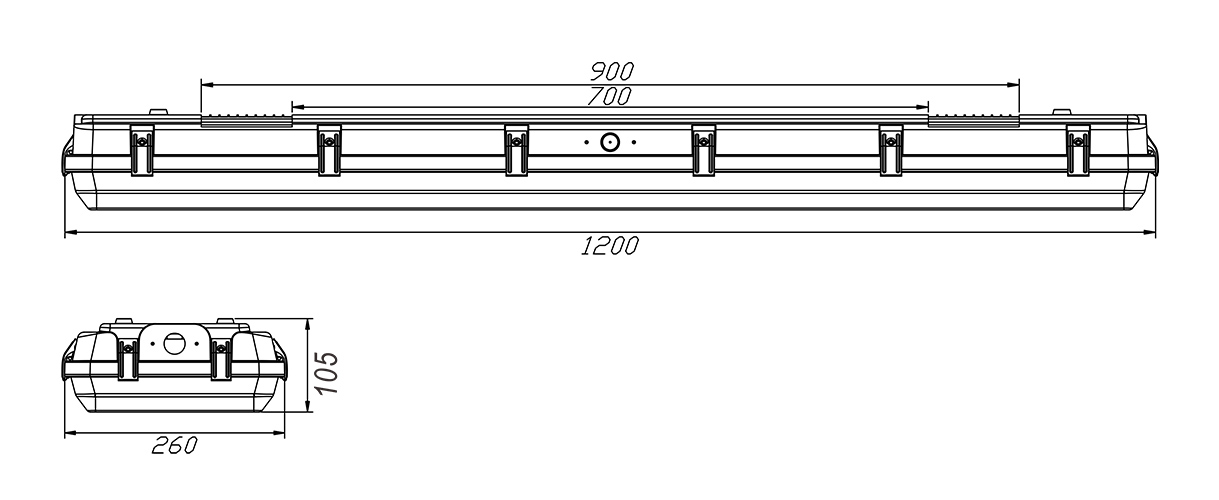 LED tri-proof light
