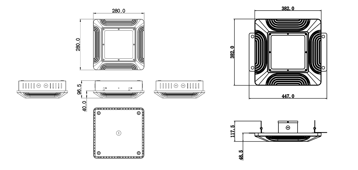 LED canopy light