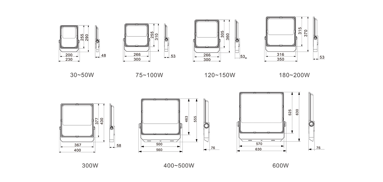 LED flood light