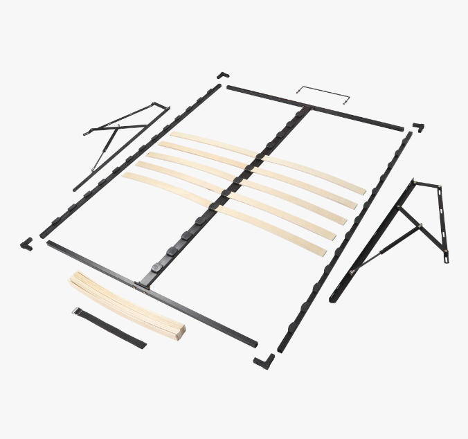 Slat Bed Frame With Storage