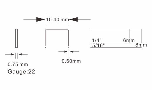 fine wire staples
