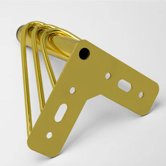 Gold Brass Furniture Legs