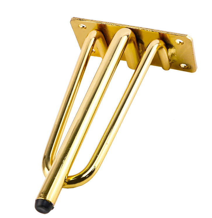 Gold Iron Sofa Leg
