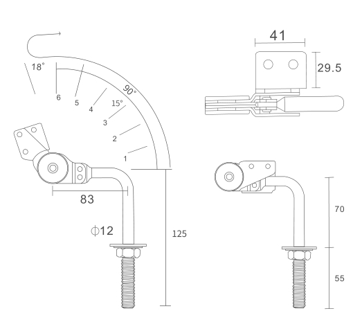 Sofa Pillow Hinge Hardware