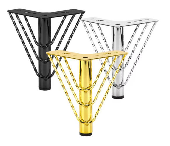 decorative metal furniture feet