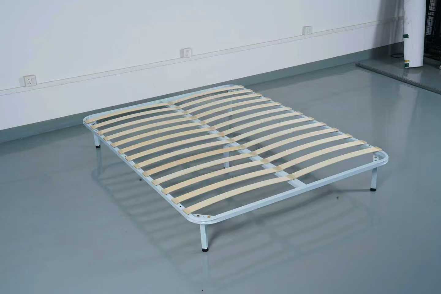 Metal Bed Frame With Slats