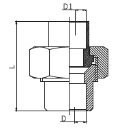 Straight Union Solderxsolder(cone joint)
