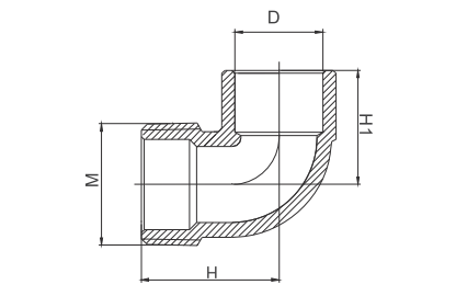 Tee Female threadx solder