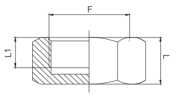 Plain plug Male