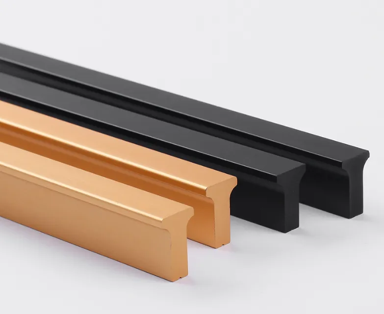 aluminum profile Embedded Finger Pulls long size supplier in wenzhou