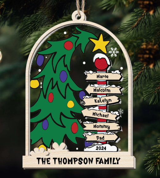 christmas custom ornaments