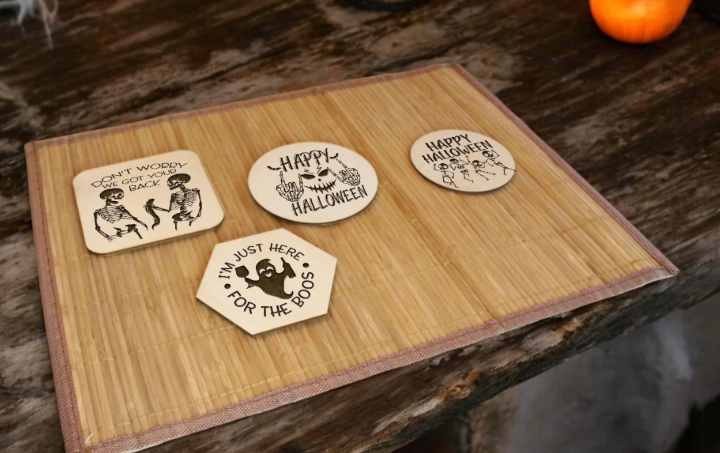 laser engrave coasters sets