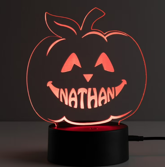 laser engrave acrylic nightlight