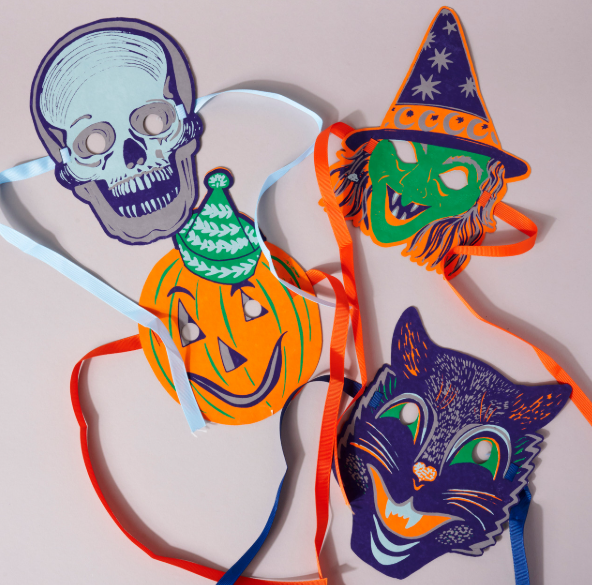 laser engrave halloween masks