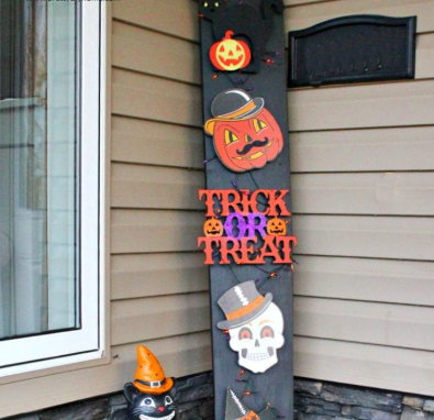 laser engrave halloween decor signs