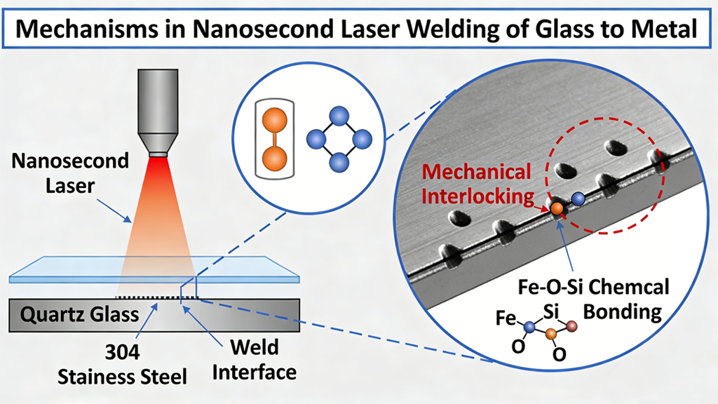 nanosecond laser transmission welding