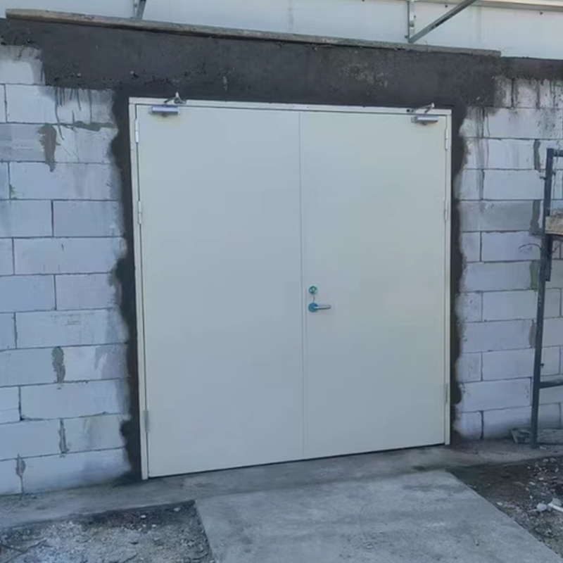 The performance of steel fire doors.Steel fire door