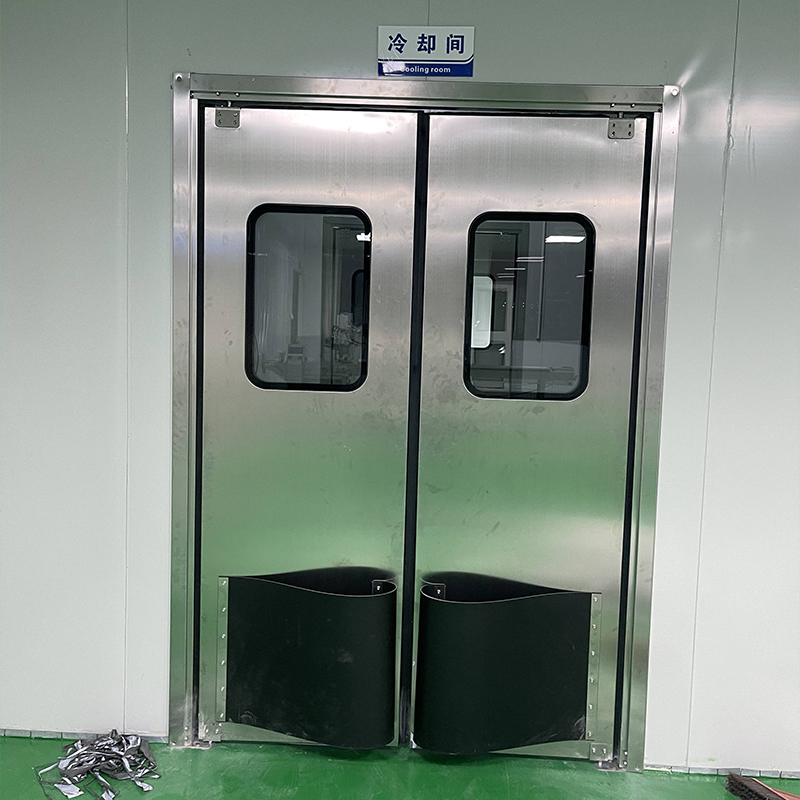 Free-swinging impact door Bidirectional crash door Swing-through impact door.impact traffic door