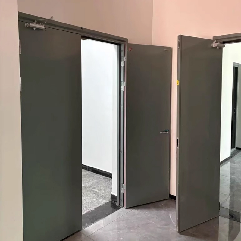 Steel fire door