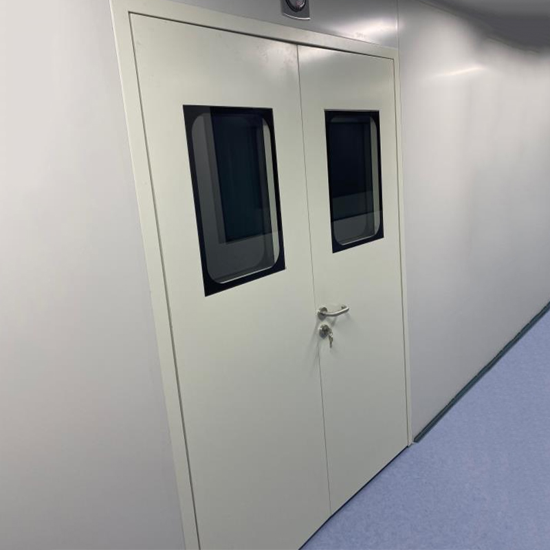 Rendering of clean door installation