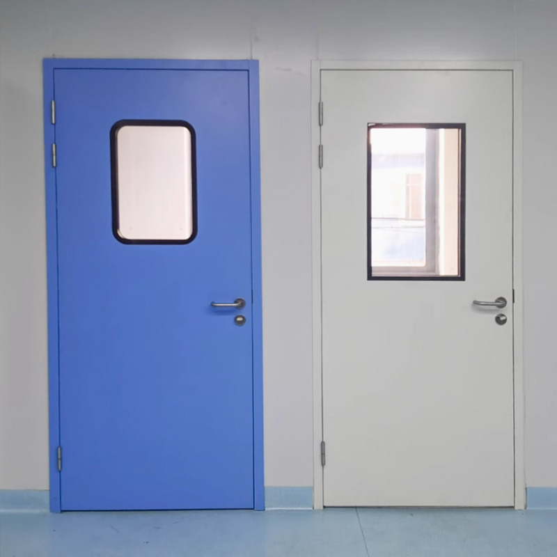 Installation effect of steel clean door