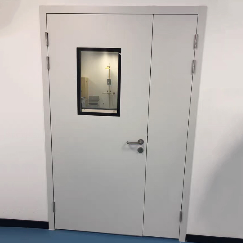Installation effect of combined clean door
