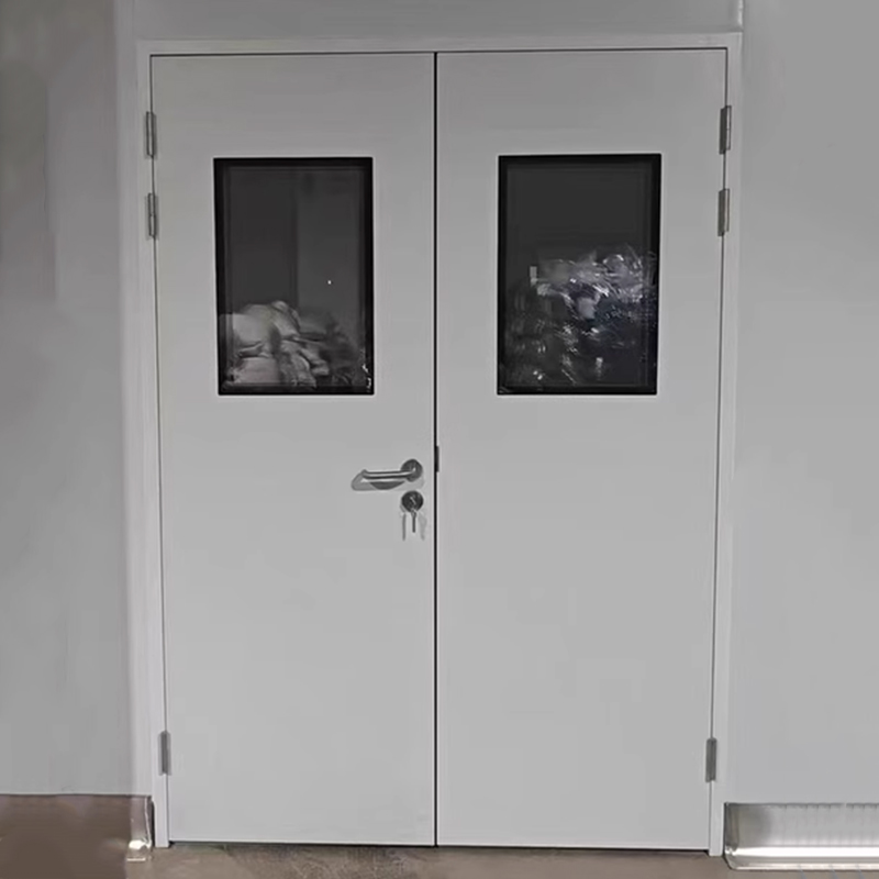 Installation effect of steel clean door
