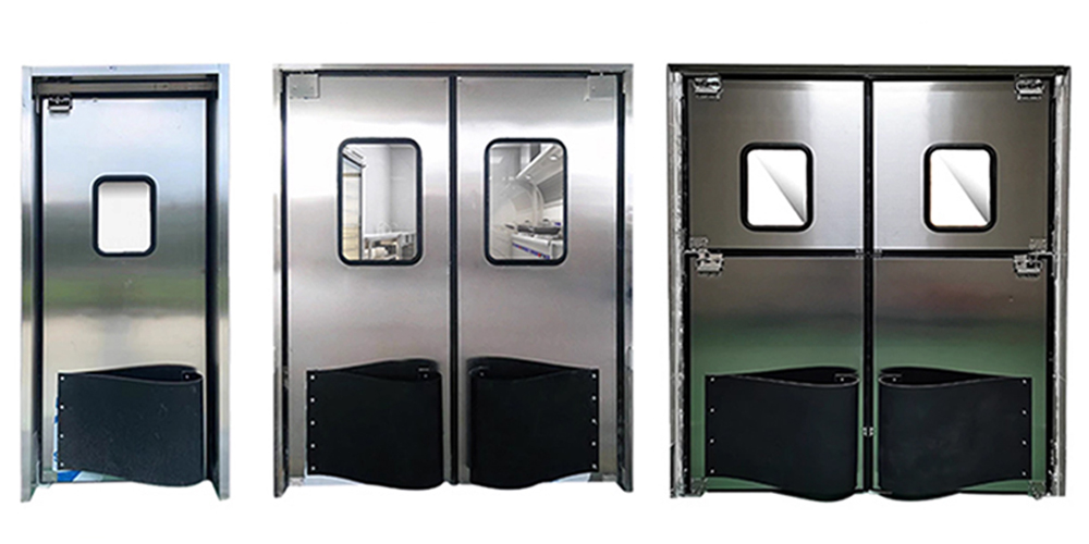Free-swinging impact door Bidirectional crash door.impact traffic door