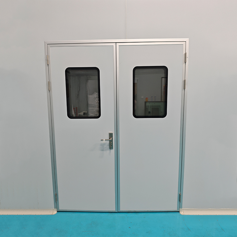 Rendering of clean door installation