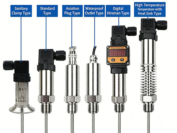 Hessman integrated 4-20mA digital display plug-in temperature sensor
