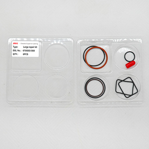 High-quality fuel injector external repair kit, full models, fits auto/construction machinery injectors. Easy to install, anti-aging & high-pressure resistant. Suitable for S60 fuel injectors.