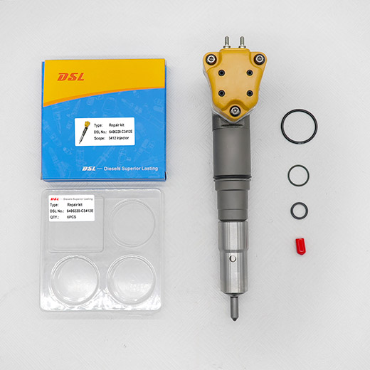 High-quality fuel injector external repair kit, full models, fits auto/construction machinery injectors. Easy to install, anti-aging & high-pressure resistant. Suitable for 3412 fuel injectors.