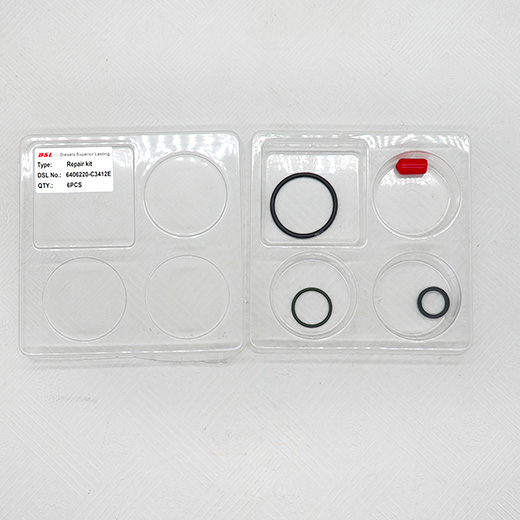 High-quality fuel injector external repair kit, full models, fits auto/construction machinery injectors. Easy to install, anti-aging & high-pressure resistant. Suitable for 3412 fuel injectors.