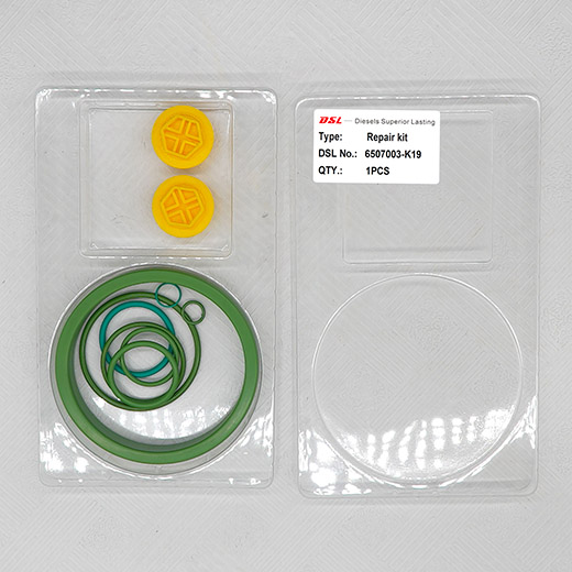 High-quality fuel injector overhaul kit, full models, fits auto/construction machinery injectors. Easy to install, anti-aging & high-pressure resistant. Suitable for QSK19 fuel injectors.