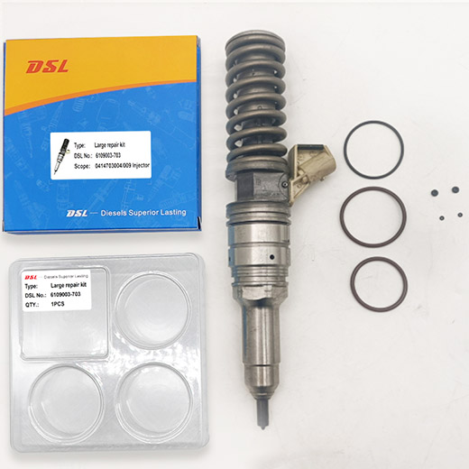 High-quality fuel injector overhaul kit, full models, fits auto/construction machinery injectors. Easy to install, anti-aging & high-pressure resistant. Suitable for 0414703 fuel injectors.
