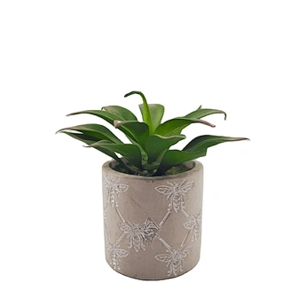 Wholesale Artificial Succulents in Cement Pots Real Touch Suitable for Festival Bookshelf Desktop Decoration