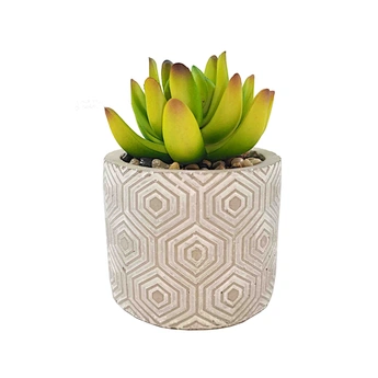 Wholesale Artificial Potted Succulents, Realistic Feel Suitable for Wedding/home/office Decoration/hotel Decoration