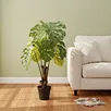 Custom Faux Evergreen Monstera Potted Plant Artificial Deliciosa Monstera Trees Real Touch for Home Garden Office Store
